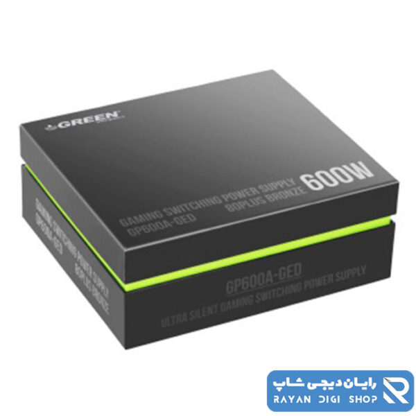 منبع تغذیه کامپیوتر گرین مدل GP600A-GED