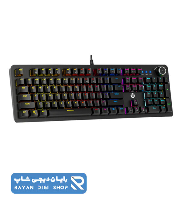 کیبورد مخصوص بازی فنتک مدل MAXPOWER MK853 V2 RED SW