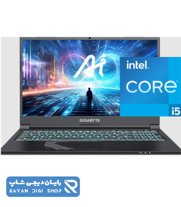 لپ تاپ گیمینگ 15.6 اینچ GIGABYTE مدل G5 KF5 (Core i5-13500H-16GB-512GB SSD-RTX4060-FHD-Backlit)