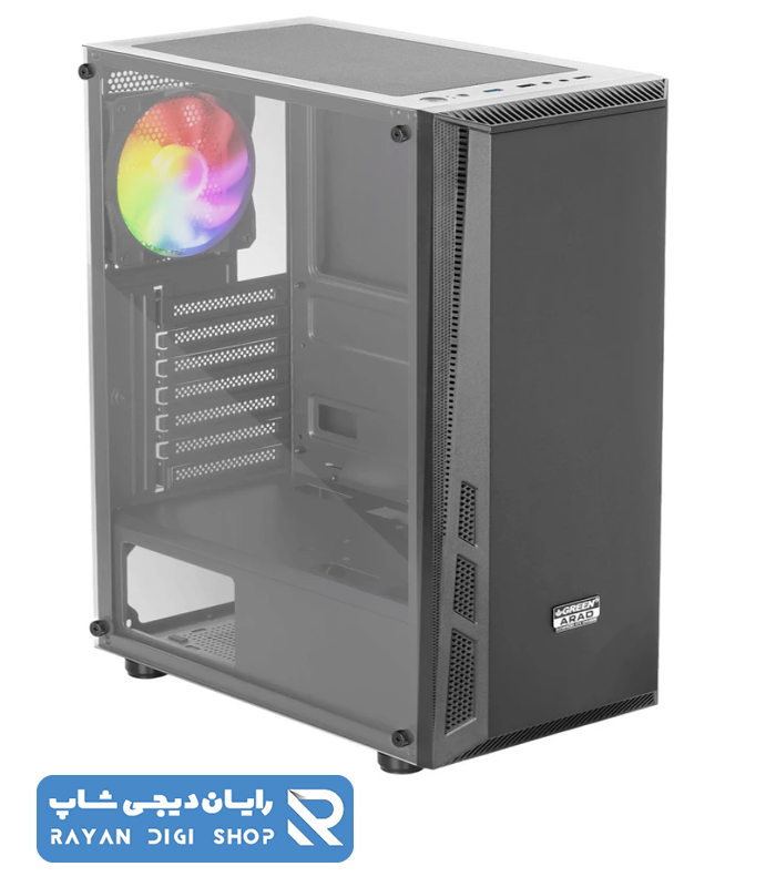 کیس کامپیوتر گیمینگ گرین مدل Arad