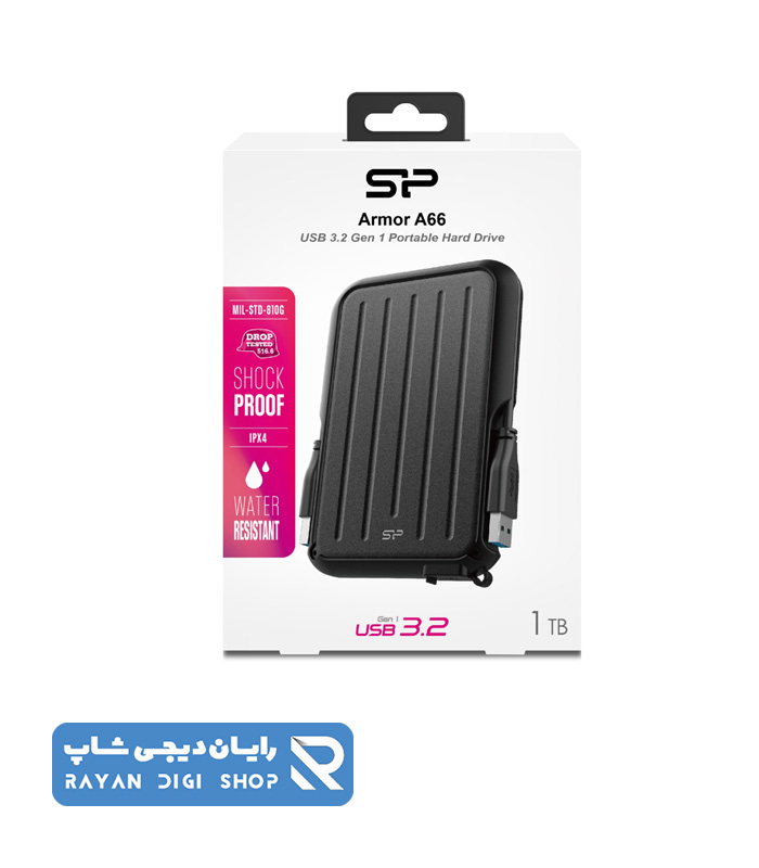 هارد اکسترنال سیلیکون پاور مدل Armor A66 ظرفیت...