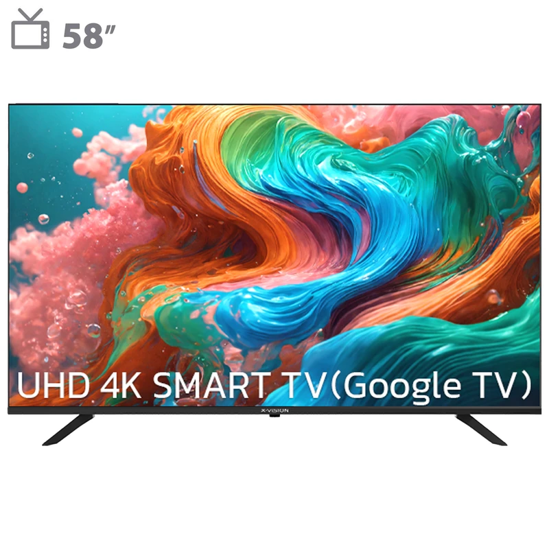 تلویزیون UHD 4K هوشمند ایکس ویژن مدل XCU700 سایز 58 اینچ