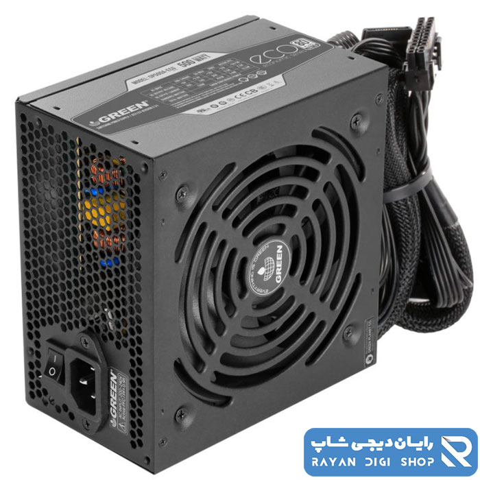 منبع تغذیه کامپیوتر گرین مدل GP500A-ECO Rev3.1